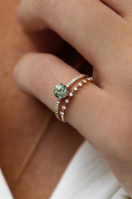 Bague colorée
