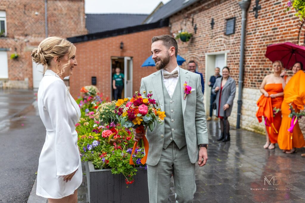 First look des mariés