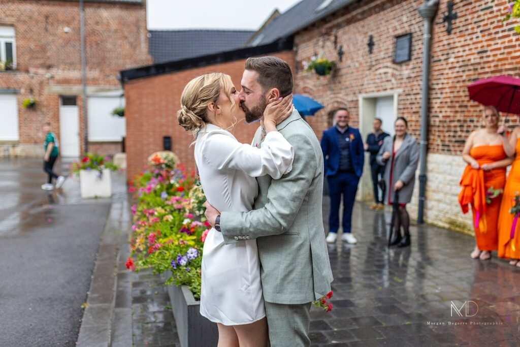 Découverte des mariés