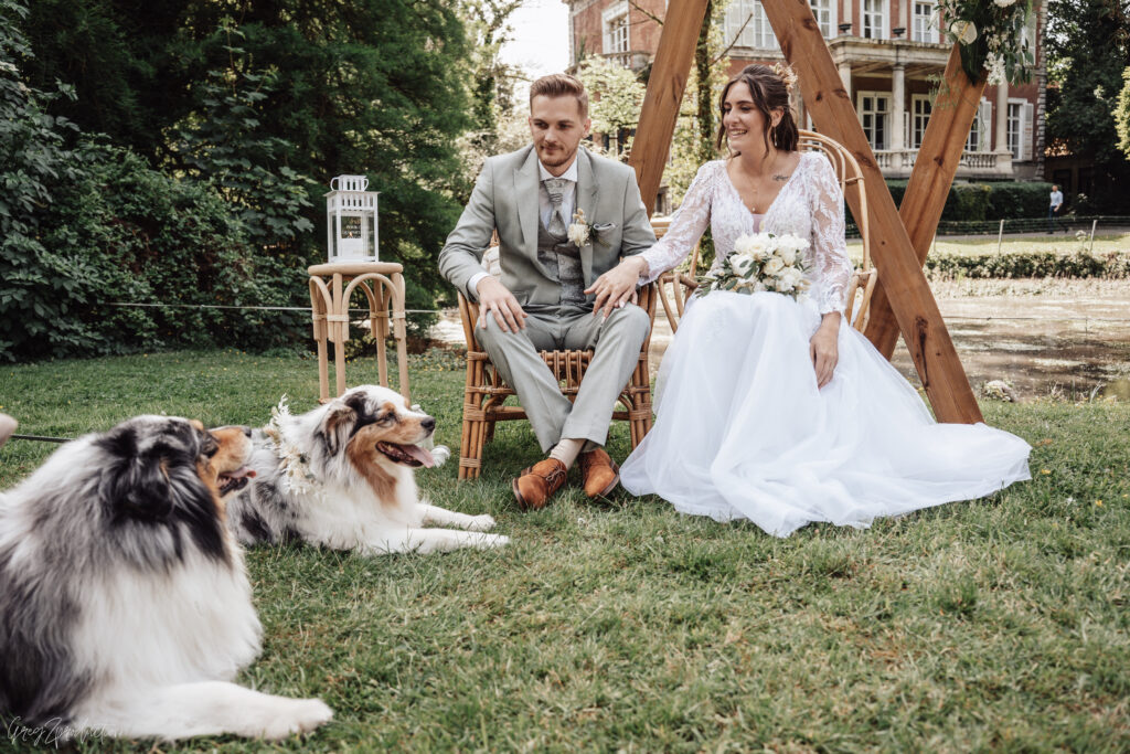 chien cérémonie mariage