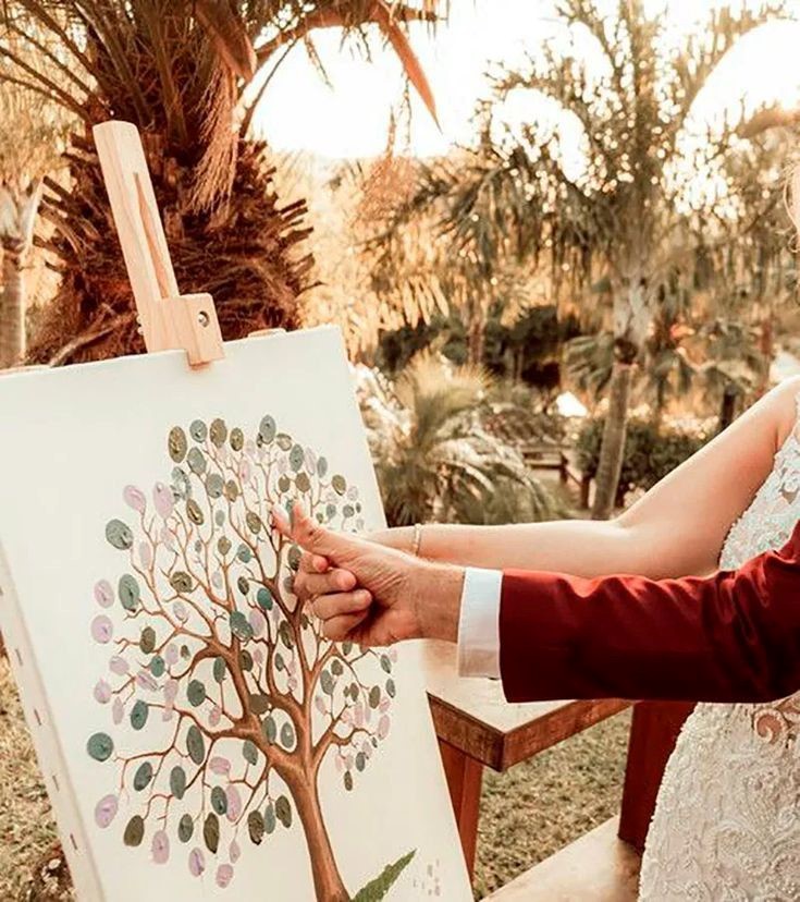 arbre à empreintes mariage