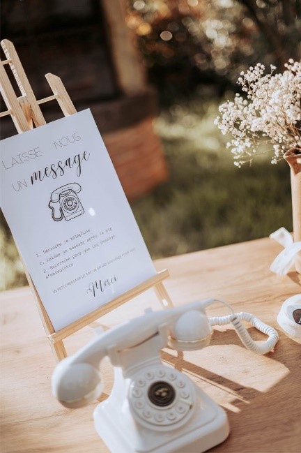 message audio mariage