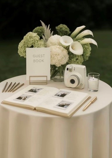 polaroid mariage