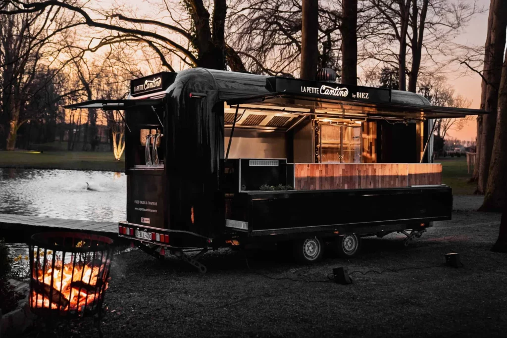 Foodtruck au bord de l'eau